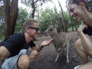 Feeding the Roo's @ Australia Zoo